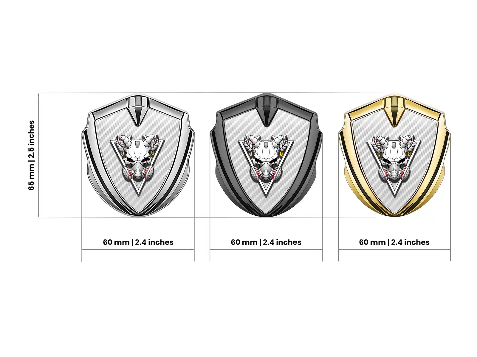 Custom Car Badge Modern Look High-End Custom